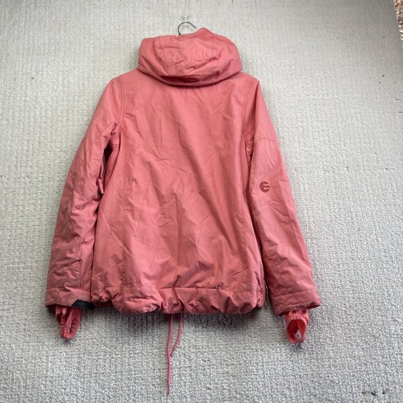 Y2K BILLABONG Womens Size XS Pink 10K Hooded Snow Skiing Snowboard Jacket Skate - Picture 13 of 16